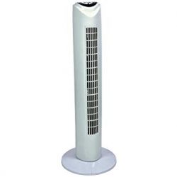 Aigostar Eiffel 33JTT – Ventilatore a torre digitare con timer e telecomando. 3 modalità e 3 velocità regolabile, Potenza 45W, Oscillazione 70°?Altezza 91cm, lunghezza cavo 1,8M, color Nero. 2