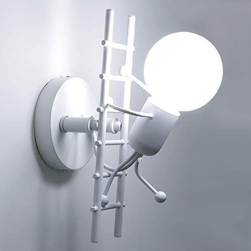 2 Pezzi Lampada da Parete 12W Bianco Caldo LED Applique da Parete con Stile Moderno,Up Down Interni Lampada a Muro per Decorazione in Alluminio, Perfetto per Soggiorno Corridoio Bagno Scale