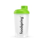 Shaker per Proteine 700 ml del marchio sportivo professionale FSA Nutrition con scala di misurazione e tappo a vite, per frullati dietetici e proteici, privo di BPA – Trasparente