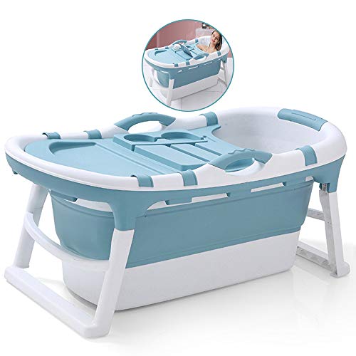 VASCA Intime Pieghevole Gonfiabile Spessi Adulti Caldi Bagno, Bagno Spa, Bambini Piscina Gonfiabile, Bianchi