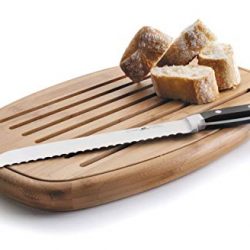 hecef Tagliere per Formaggi Set da 3 Pezzi, Tagliere in Legno di Acacia & Coltello da Formaggio & Forchetta da Formaggio(Tagliere per Formaggio con 2 Coltelli da Formaggio)