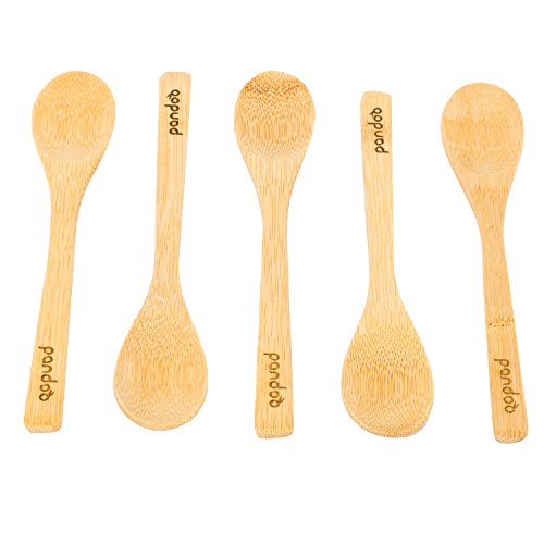 Cosanter 10 pezzi set da cucina di legno fatti a mano, cucchiai da marmellata o da miele