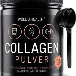Collagene marino (800 mg) con acido ialuronico (20 mg) e vitamina C (80 mg) | Formula per capelli, pelle e unghie | Supporto per ossa e articolazioni | 90 compresse ad alta potenza | di Aceso