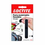 Loctite Kintsuglue Pasta modellabile, pasta adesiva flessibile nera per riparare, ricostruire e proteggere oggetti, colla modellabile impermeabile e plasmabile, 3x5g