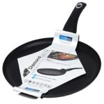 KitchenCraft World of Flavours Pentola per Fajita in Ghisa, Silicone, Nero