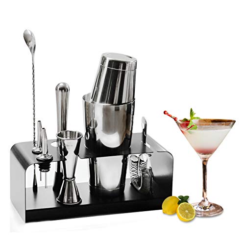 Lanzon, shaker Boston per cocktail: shaker Boston in acciaio inox, 2 pezzi, peso 510 g e 770 g non appesantiti, set da bar per baristi professionisti e amanti dei cocktail casalinghi