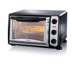 Bastilipo Pisa – Mini forno Tostapane con capacità di 9 L, Griglia Auto Rimovibile, 800 W, colore: bianco