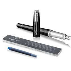 Parker Sonnet penna a sfera in acciaio inox + set notebook