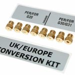 Kit di conversione GPL 4 getti/ugelli confezione 1 x 50, 2 x 65, 1 x 87 filettatura M6 x 0,75