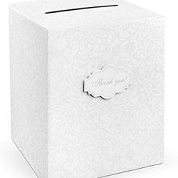 Wedding Card Box Matrimonio con Decorazioni Rose – Scatola Porta Buste Matrimonio