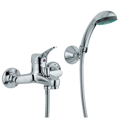 Ambrosiana SEI14040000 Rubinetto Miscelatore Doccia Esterno, Cromo