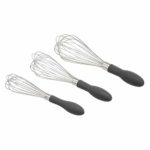 SveBake Set di 4 Frusta a Mano, Fruste da Cucina in Acciaio Inox, Frustino per Battere e Mescolare, 17,5 cm + 21 cm + 27 cm + 30 cm