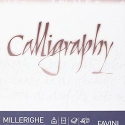 Favini A570427 Carta Calligraphy, Millerighe Rigato, 25 Pezzi 2