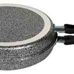 Home in Rombo Home Girafrittata Antiaderente Stone Cm26 Pentole E Preparazione Cucina, Pietra, Nero, 26 cm