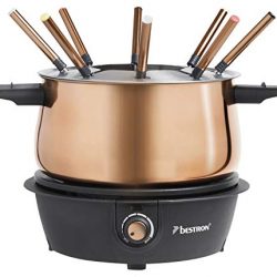 Suntec Wellness RAC-8458 raclette-Fondue-Set fonduta, 2 W, Nero