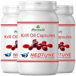 Olio di krill capsule 90 o 270, premio olio NEPTUNE puro al 100% – omega 3,6,9 astaxantina, fosfolipidi, colina, vitamina E – qualità del marchio di MoriVeda (1×90)