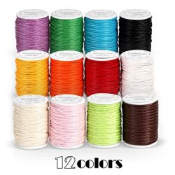 100m Filo Perline Nylon Elastico Fili per Perline Tessuto Thread Bead String Craft Cord Braccialo Collana Braccialetti Macrame Gioielli Fatto a Mano DIY 1 mm