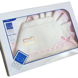 PEKITAS Bebe Set di lenzuola strette 3 pezzi per Miniculle 50 x 80 cm 100% cotone prodotto in Spagna bianco