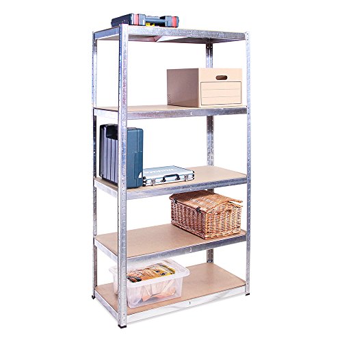 G-Rack 0022 Scaffalatura, 5 Ripiani, 175 Kg a ripiano, Blu, 180 x 90 x 40 cm 2