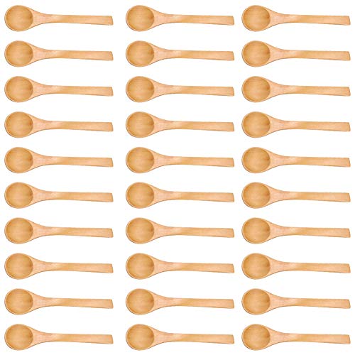 Jungen, cucchiai in legno, mestolo, per bambini 10 pezzi/lotto 14,5 x 3,6 cm (rotondi) 2