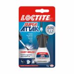 Loctite Super Attak Perfect Pen, colla resistente con applicatore a penna per applicazioni facili e precise, colla gel trasparente per gomma, metallo, pelle, ecc., 1x3g