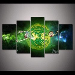 luyiwzd 5 Pezzi di Decorazioni per la casa Dipinti Ultra Istinto Dipinti di Tela Goku Dragon Ball Super Anime Poster Immagini per la Decorazione della Parete