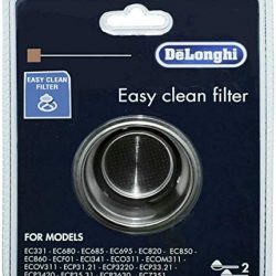 Jisson Sostituzione del filtro della macchina del caffè per DeLonghi DLSC002, DeLonghi Water Filter Cartridges Activated Carbon Softener, compatibile con De’Longhi ECAM, Esam, ETAM, BCO, EC. (4-pack)