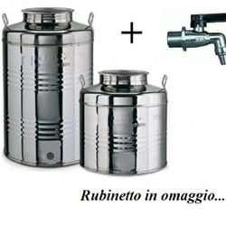 Agorà Botti Botte di Castagno da 10 Litri con Rubinetto di Ottone