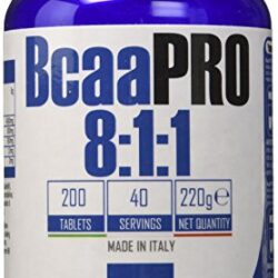 Yamamoto Nutrition Bcaa 8:1:1 integratore alimentare di aminoacidi a catena ramificata con vitamine B1 e B6 500 compresse