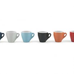 Galileo Casa Color Set Tazzine da caffè, Porcellana, Multicolore, 6 Pezzi, 6 unità