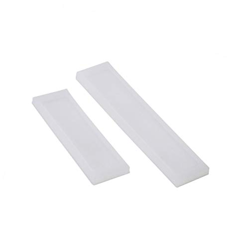 2 pezzi Stampo in Silicone per Resina, Set di Stampo Rettangolo Stampo Silicone in Resina Strumenti, Muffa di Silicone Stampo di Gioielli Progetti fai da te