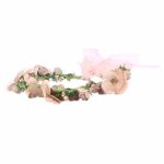 Tinksky Fiore fascia Rose bande sposa accessori capelli per festa di nozze di donna