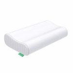 UTTU Cuscino Cervicale Memory, Cuscino Antiacaro e Fresco, Guanciale Letto in Memory Foam Ergonomico per Dolori a Collo e Cervicali, Altezza Regolabile, Federa Morbida di Bambù Rimovibile e Lavabile