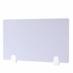 HEFUTE – Pannello Cubicle con 2 supporti a morsetto, pannello fonoassorbente, divisorio acustico, scrivania, pannello divisorio, scrivania montata, accessori per feste desktop