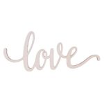 WINOMO Love Lettere di Legno Non Finito Scritta Love Legno da Parete Decorazione 30.5×12.7×0.4cm