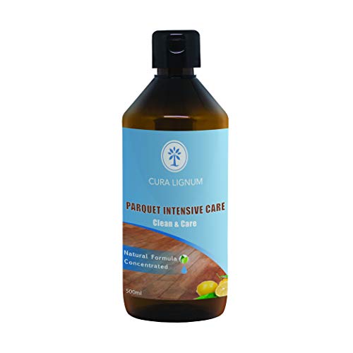Detergente concentrato lucidante con olio naturale per parquet rovinato CURA LIGNUM | 500ml | Trattamento per eliminare segni | Cura pavimenti legno
