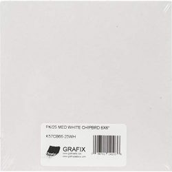 Grafix Peso Medio 12-inch-by-12-inch chipboard-Sheets, Bianco Pezzi 2