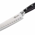 Lagostina Coltello Santoku, 18 cm, Nero e Acciaio