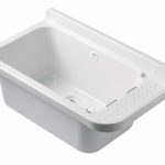 Negrari 2060A Lavatoio-Pilozzo da Parete, Resina PP, 50 x 34 cm, Bianco