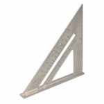 Silverline  Squadra per Carpentiere in Alluminio  7” (185 mm x 182 mm x 258 mm)