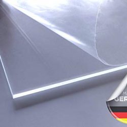 Vetro acrilico/plexiglass | Trasparente | Trasparente | Resistente ai raggi UV | su entrambi i lati foliert | IM zuschnitt | Spessore 4 mm