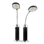 Griglia a LED a Luce Magnetica per Barbecue Set di luci per Barbecue Griglia Accessorio Nero