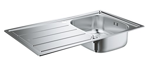 Grohe Lavello in Acciao Inox con Gocciolatoio K200 Incasso Standard