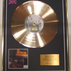 Eminem/CD Gold Disc Record Limited Edition/8 Mile 2