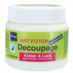 KREUL 48251 – Art Potch Decoupage Colla e Vernice Satinata 150 ML