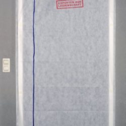 BERNER PROTEZIONE ANTIPOLVERE porta 1,10 x 2,40 m con nastro adesivo sporco porta sacchetti porta bautuer con chiusura lampo