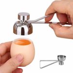 Jrancc Egg Cutter Egg Topper Acciaio Inossidabile Taglierina Egg Topper per Uovo Sodo Crudo/Morbido
