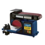 Scheppach BTS800  Levigatrice a nastro da banco, 220-240 V, Blu/Nero/Rosso