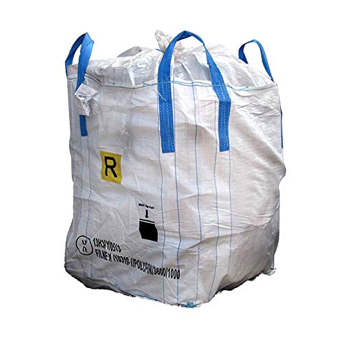 Big Bag Omologato 13H3 con liner. Saccone 90 x90 x h 120 cm. Portata: 1000 kg 2