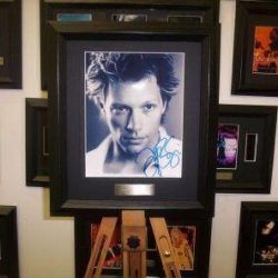 Jon Bon Jovi Framed Autograph photo Music memorabilia